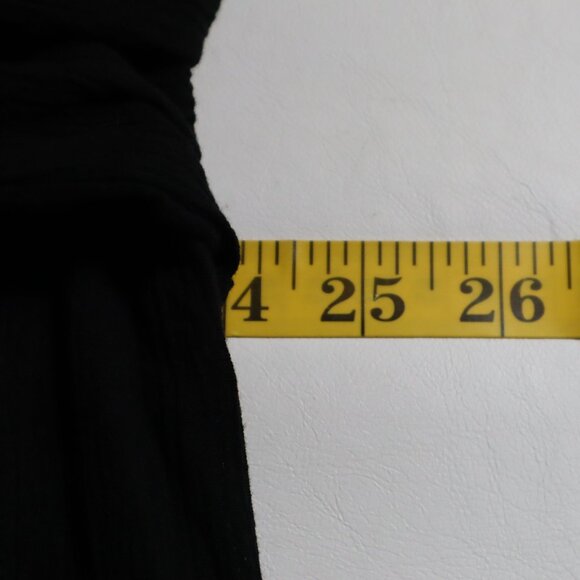 Ella Rafaella Eyelet Top Womens Plus 1X Cotton Ruffles Black Peasant - Picture 10 of 11